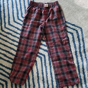 GAP Red and Black Checkered Lounge Pants